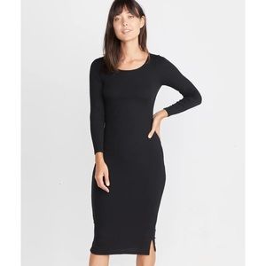 NEW Marine Layer Lexi Longsleeve Midi Ribbed Dress